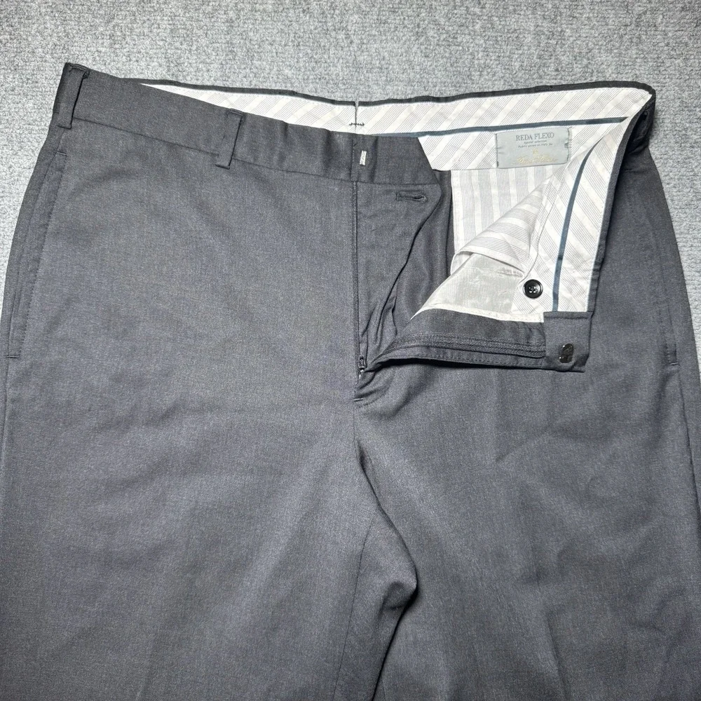 Brooks Brothers 1818 Madison Fit Reda Flexo Merino Wool Dress Pants 36x28 Black
